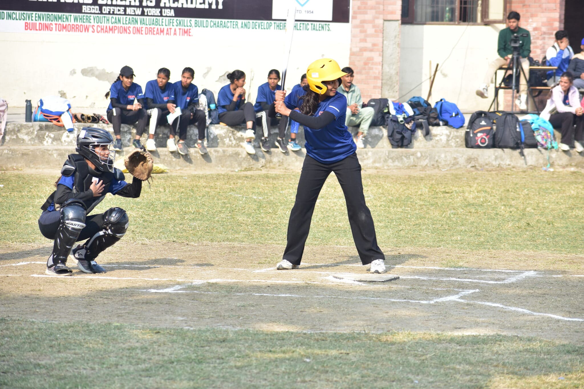Panipat Camp - Players warming up