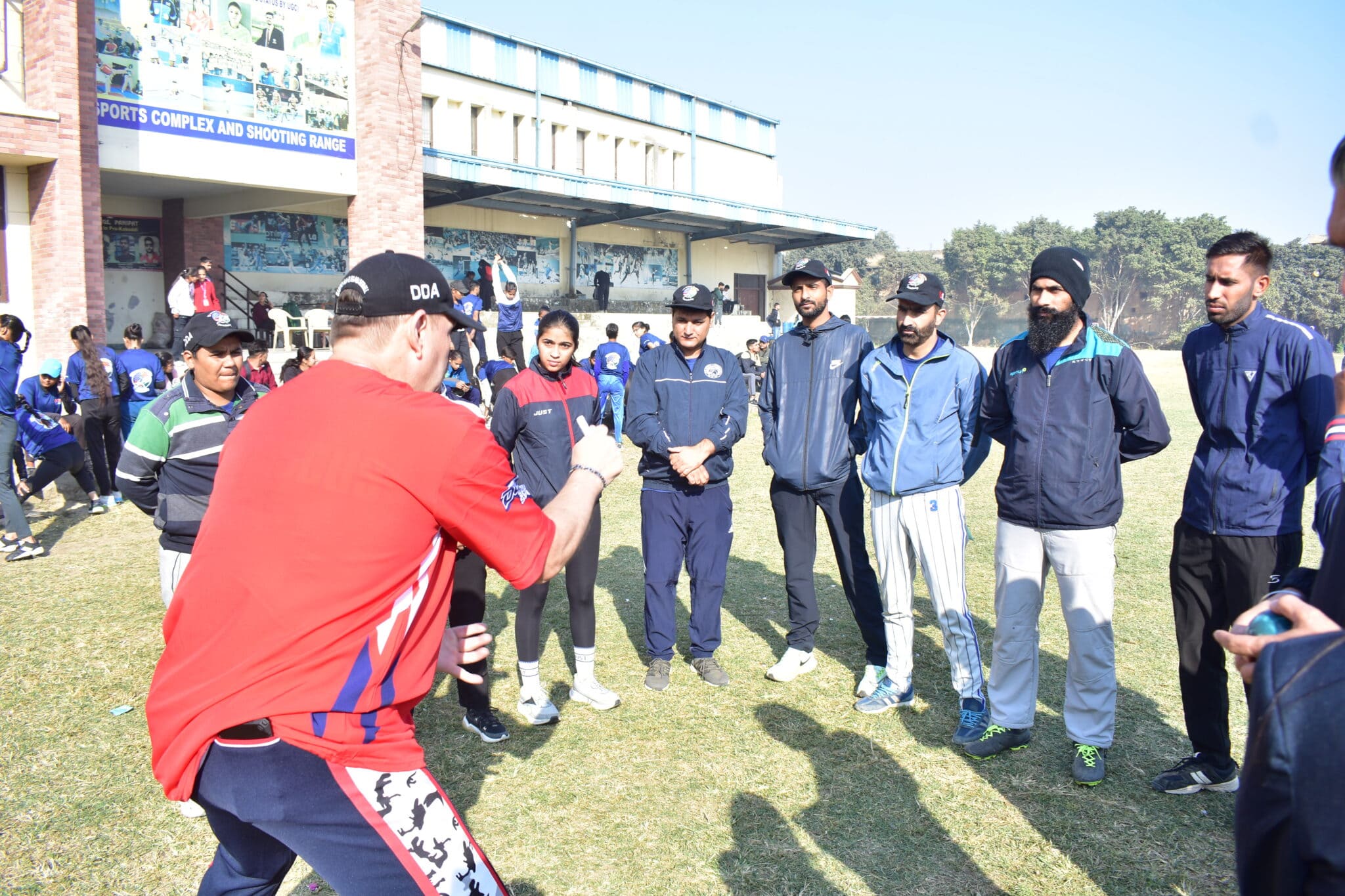 Panipat Camp - Batting cage training