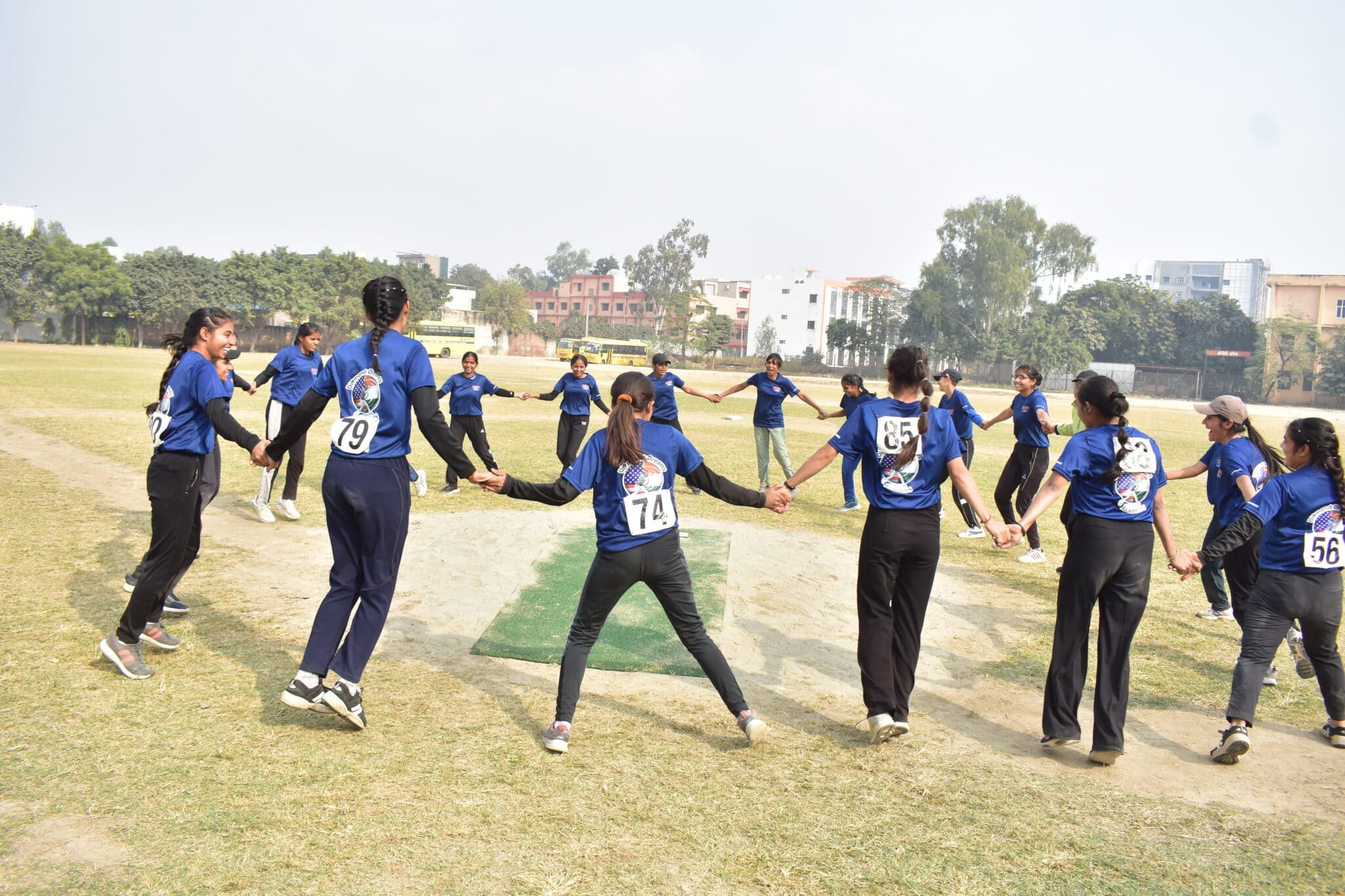 Panipat Camp - Coach mentoring players