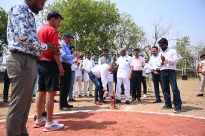 Mr Kanwal Sra, CEO DDA breaks Ground