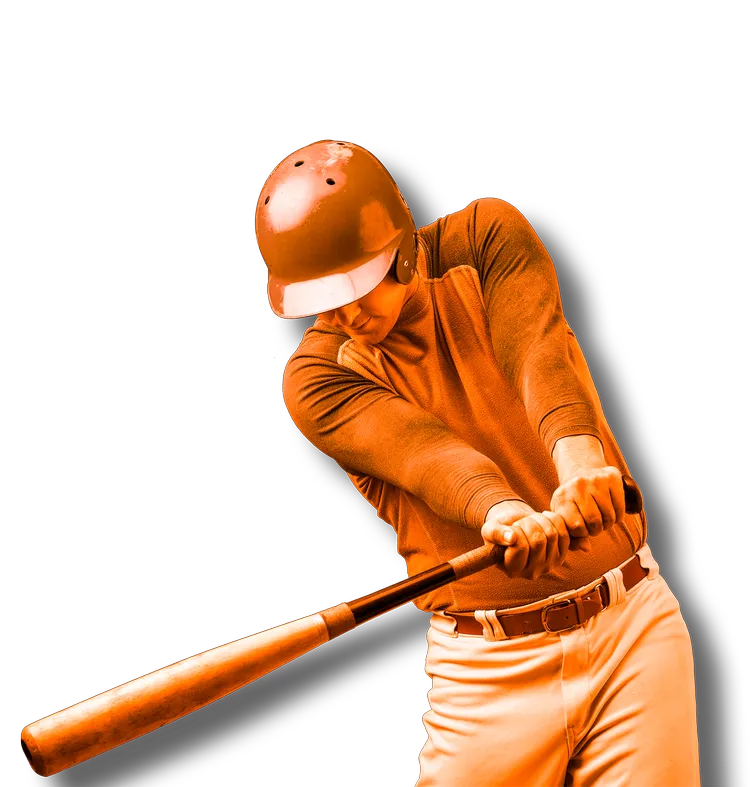 Baseball player in action